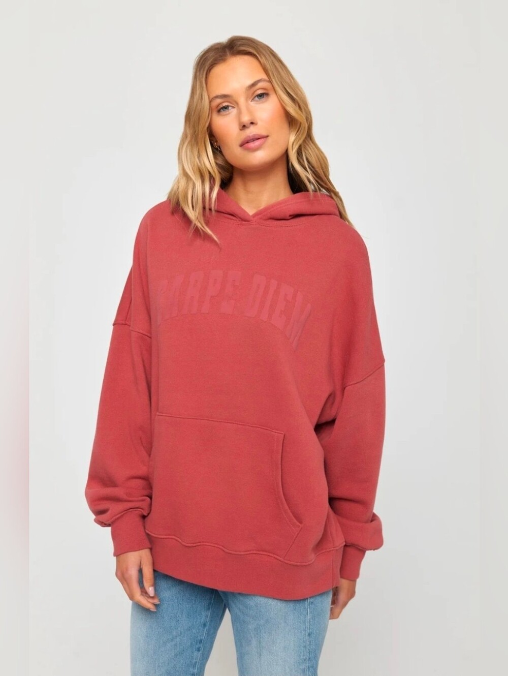 Spiritual Gangster Carpe Diem Cotton Graphic Hoodie Size XL